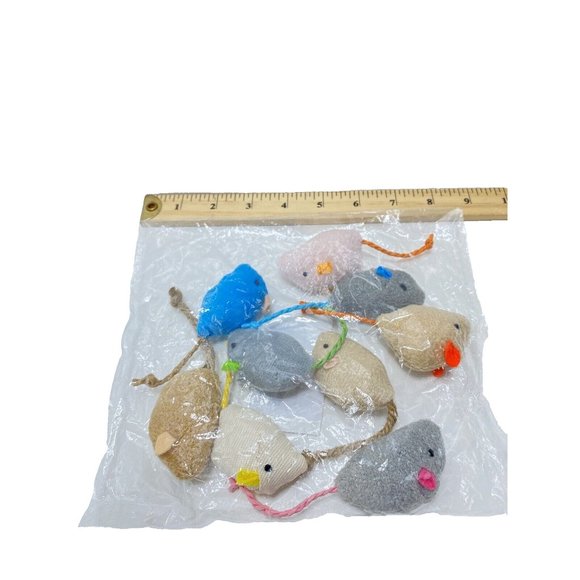 Cat Toys Catnip Infused 9pc Mouse Toys For Cats And Kittens Brand New Cat Toys - Picture 5 of 5
